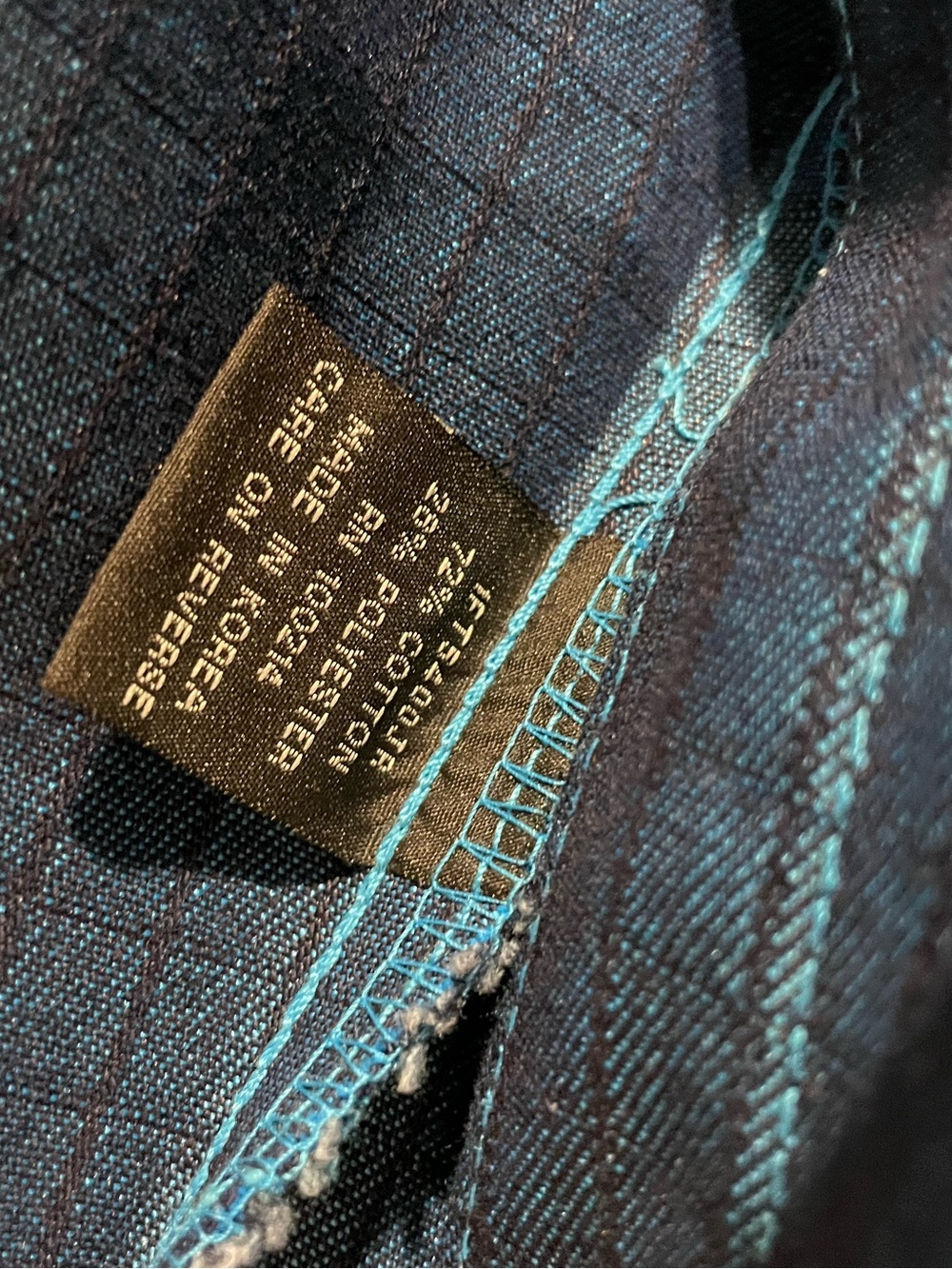 Barcode Navy Grid Jacket - Picture 5 of 7